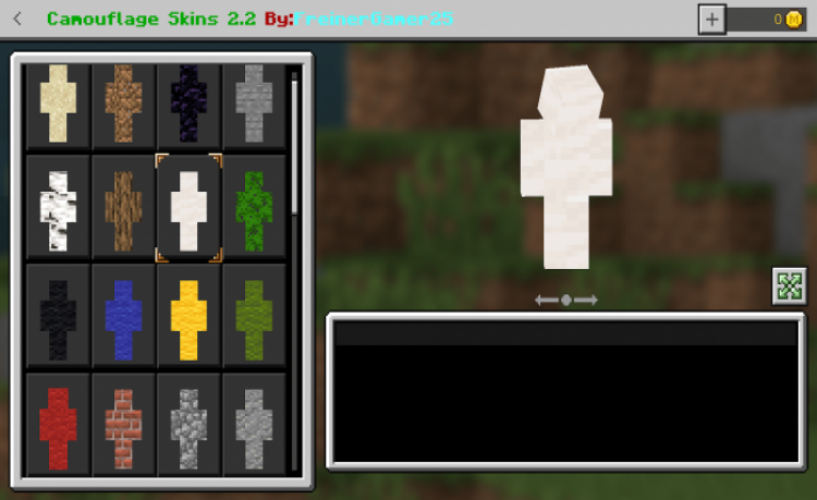 MCPE/Bedrock Camouflage Skins 2.2 (Upgrade)