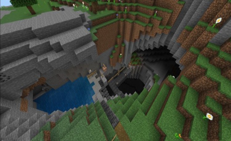 MCPE/Bedrock Cave and Cliff Update Part II World Review