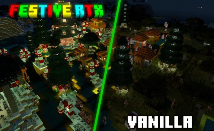 MCPE/Bedrock Festive RTX