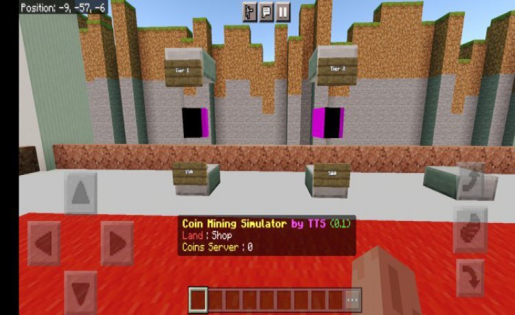 MCPE/Bedrock Coin Mining Simulator [Release!] (Multiplayer)