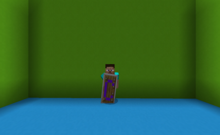 MCPE/Bedrock Customizable Shield - (Player Name) 1.17.40