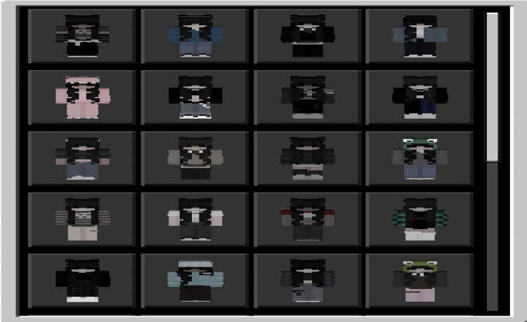 MCPE/Bedrock Dark Girls Skin Pack [15 New Skins!]