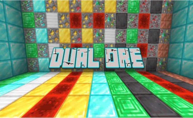 MCPE/Bedrock Dual Ore Add-on