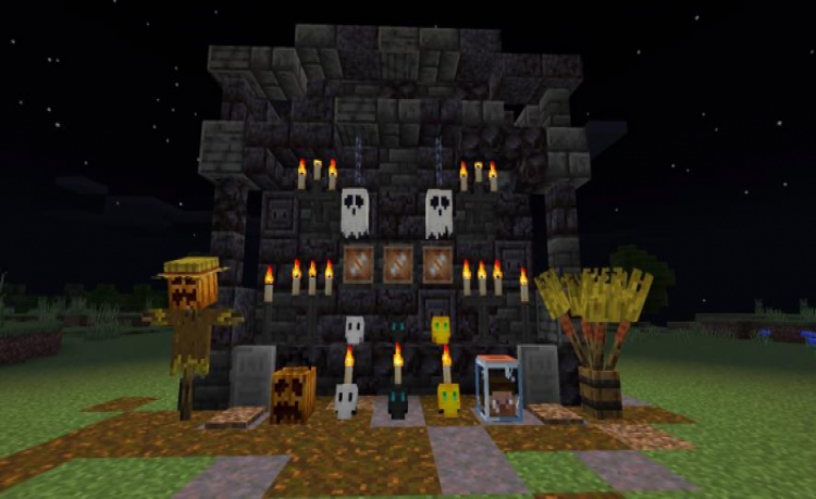 MCPE/Bedrock Festival Decorations: Halloween Edition