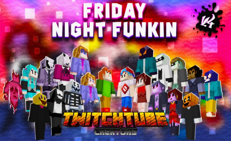 MCPE/Bedrock Friday Night Funkin Skin Pack v4 (Link Update)