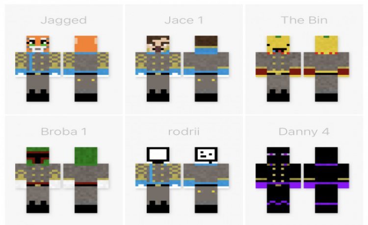 MCPE/Bedrock Grand Army Of The Republic Officer Corps Skin Pack (Version 1)