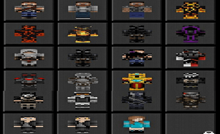 MCPE/Bedrock Hybred's Skin Pack