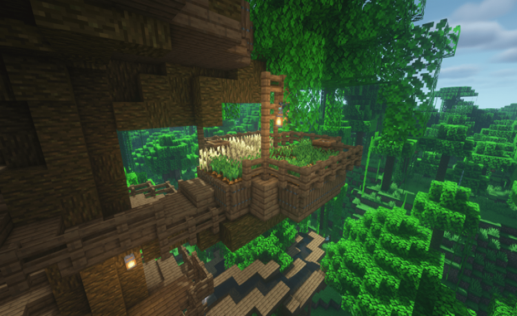 MCPE/Bedrock Jungle Tree House (Map)