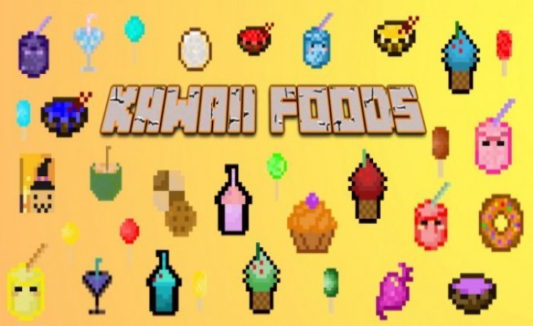 MCPE/Bedrock Kawaii Foods Add-on