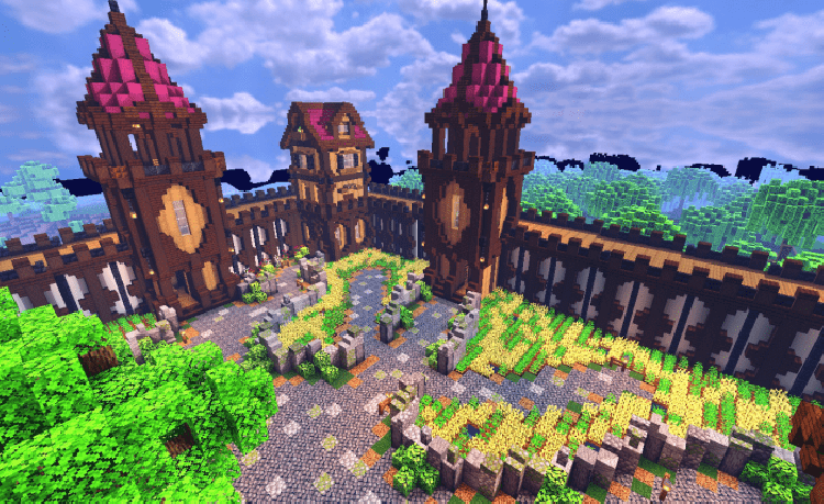 MCPE/Bedrock Medieval Fortress Map (1.16.100+)