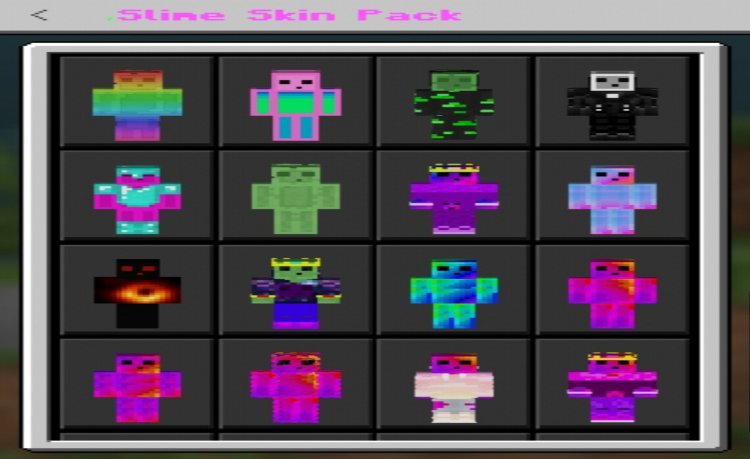 MCPE/Bedrock MEGA Slime Skin Pack