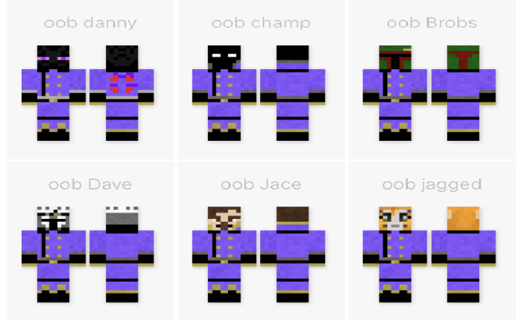 MCPE/Bedrock Order of Blocky Skin Pack