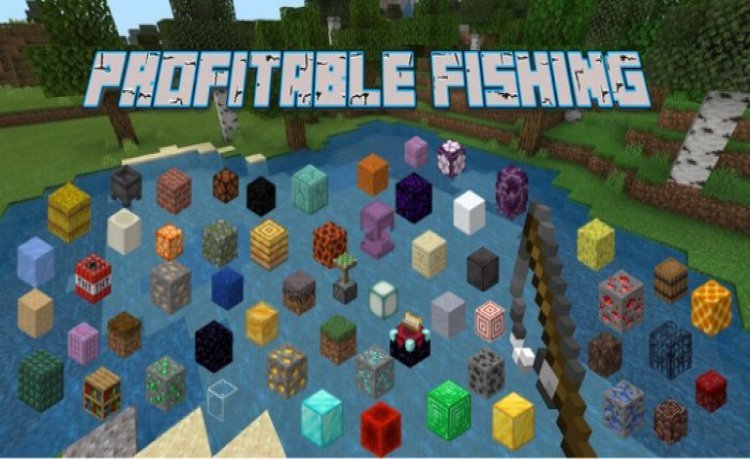 MCPE/Bedrock Profitable Fishing Add-on