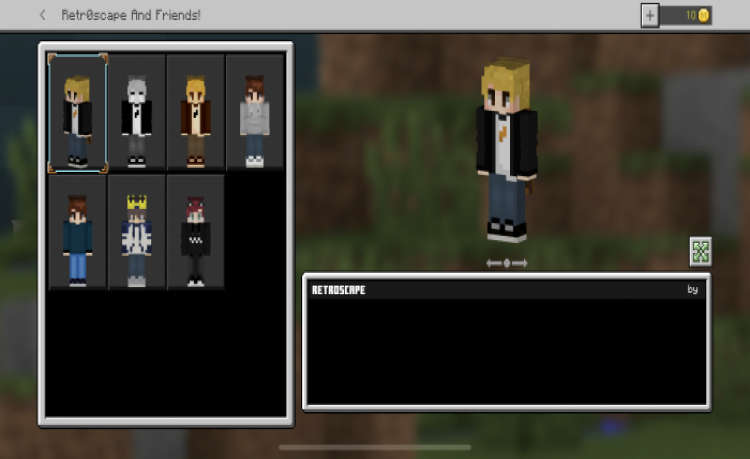MCPE/Bedrock Retr0scape And Friends Skin Pack!