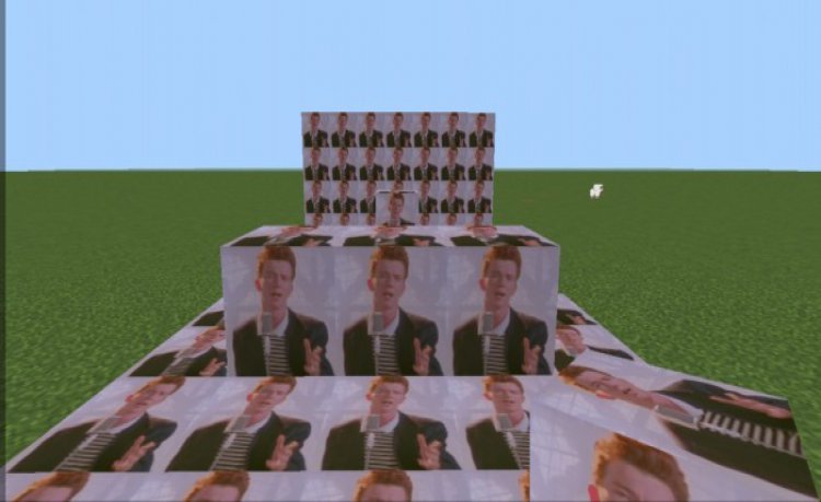 MCPE/Bedrock Rick Roll Block Add-on