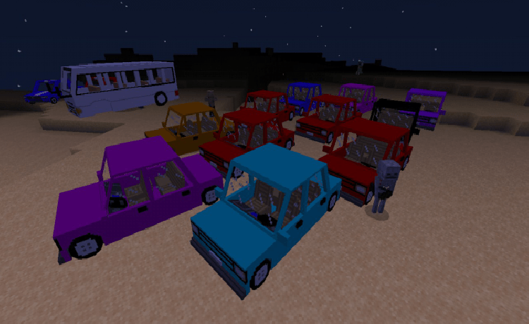 MCPE/Bedrock Simple Vehicles Add-on Version 1.7.2 The Massive Update Part 1