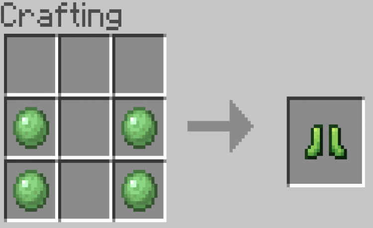 MCPE/Bedrock Slime Boots + Sling Addon