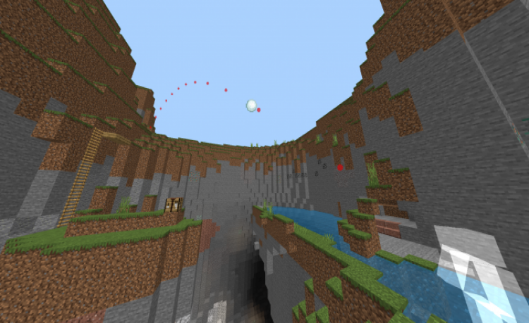 MCPE/Bedrock Snowball Trajectory