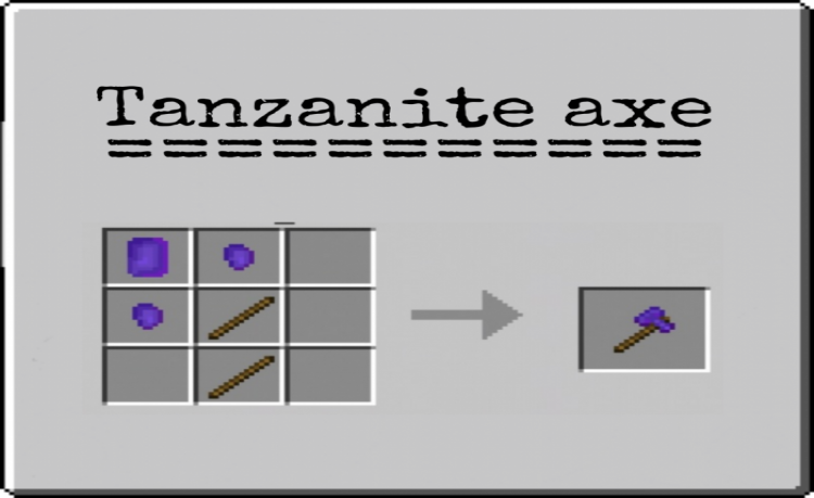 MCPE/Bedrock Tanzanite Stuff Pack