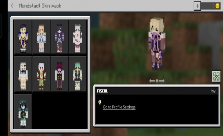MCPE/Bedrock Teyvat Skin Pack | Inazuma Update
