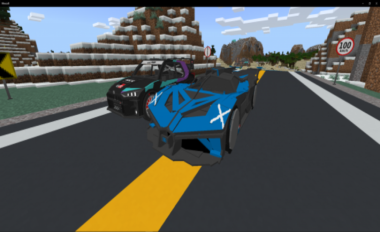 MCPE/Bedrock The 2023 Bugatti Bolide Minecraft Addon