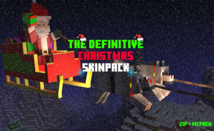 MCPE/Bedrock The Definitive Christmas Skinpack [25 skins] [new]