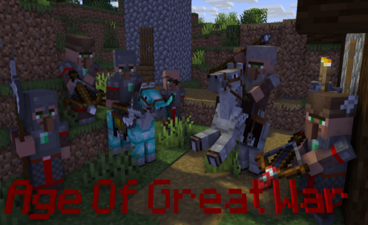 MCPE/Bedrock Villager Soldier Version 5 ILLAGER EMPIRE