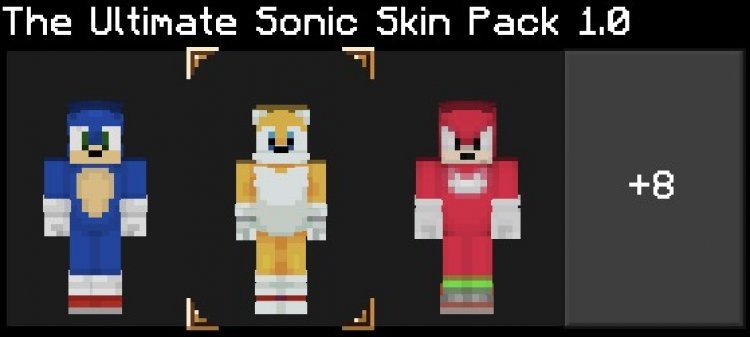 The Ultimate Sonic Skin Pack 1.0