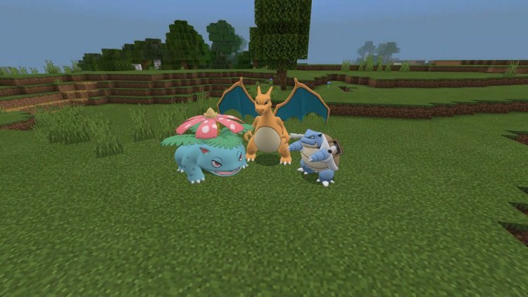 Minecraft BE Pokemon Addon V1.1.0 - Beta