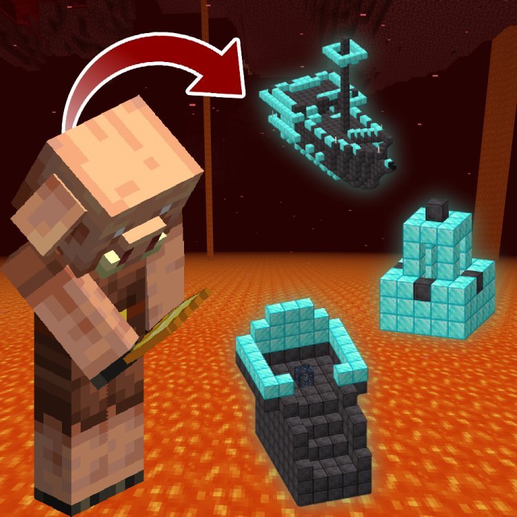 MINECRAFT, But Piglins Barter Super Structures!!