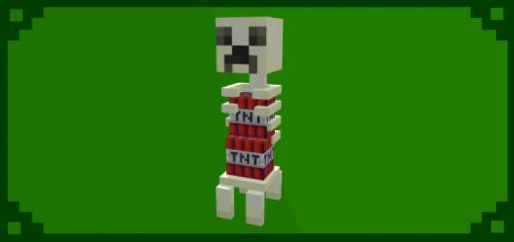 MCPE/Bedrock Creeper Skeleton [1.16+]