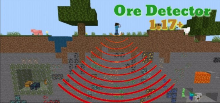 Ore Detector MCPE Addon 1.17+