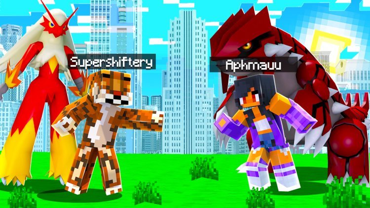 Project Pixelmon (Pokémon Addon For Bedrock) Battle Update!